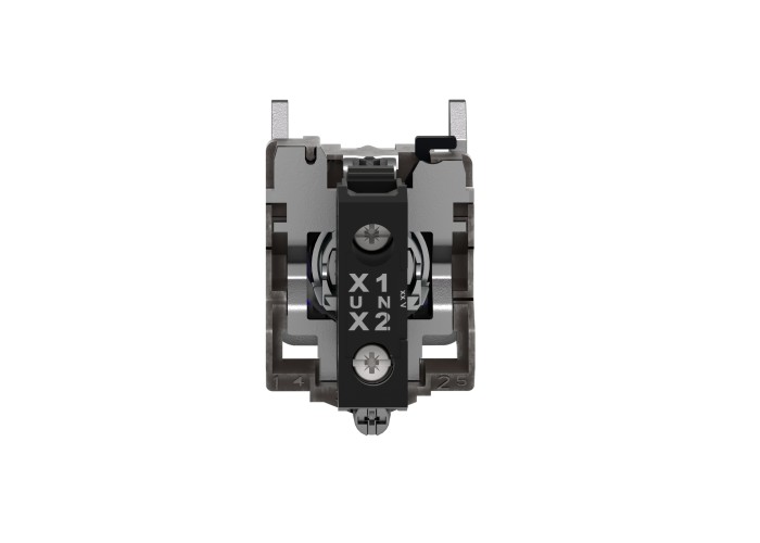 Сигнална лампа метална, синя, 22 мм, вграден LED, 24 V AC/DC, Harmony XB4 Schneider Electric XB4BVB6