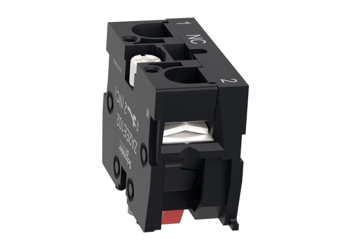 Schneider Electric ZA2EE102 - Easy Harmony XA2 - Единичен контактен блок за глава Ø22, 1 NC