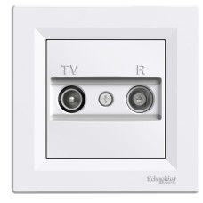 TV/R розетка крайна 1dB, бял, Asfora, Schneider Electric EPH3300121
