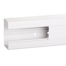 Schneider Electric ISM10200P - OptiLine 45 - Инсталационен канал 95 x 55 mm PVC, 1 отделение, бял