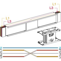 Schneider Electric KTC5000TP410 - Canalis KT (KTA, KTC) - KT 4X5000CO дължина смяна на L1 и L3