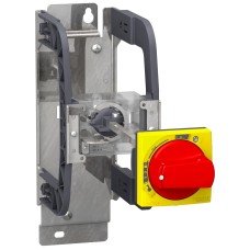 Schneider Electric LU9APN22 - TeSys U - Комплект монтажни скоби, TeSys Ultra, червенIP54, с индикация и удължена въртяща ръкохватка за LUB