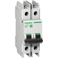 C60 UL/CSA/IEC Миниатюрен авт. прекъсвач (MCB), Multi9 C60BP, 2P, 25A, C крива, 10kA (UL489), 10kA (IEC/EN 60947-2), Schneider Electric M9F42225