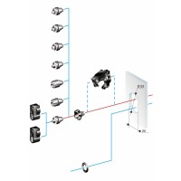 Schneider Electric NSYTDB5PLA - Thalassa PLA - Ключалка двойна 5мм табло ст.монт.