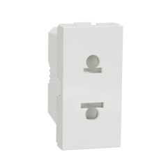 Контакт евроамерикански стандарт, 1 модул, New Unica, Schneider Electric NU302118