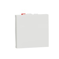 Бутон 10 А, 2 модула, антибактериален, бял, New Unica, Schneider Electric NU320620