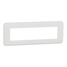 Рамка Unica Pro, 8 модула, бял, New Unica, Schneider Electric NU411818