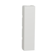 Капак за празен модул 1/2 модула, бял, New Unica, Schneider Electric NU986418