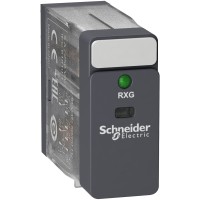 Schneider Electric RXG23M7 - Harmony Electromechanical Relays - Интерфейс реле - Zelio RXG - 2 C/O стандартно - 220 V AC - 5 A - с LED