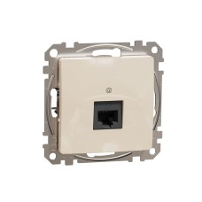Розетка RJ45 CAT 6 STP, бежова, Schneider Electric SDD112461 Sedna Design & Elements