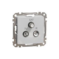 TV/R/SAT розетка междинна 10db, Sedna, алуминий, Schneider Electric SDD113488 Sedna Design & Elements