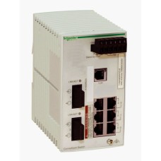 Schneider Electric TCSESB083F2CU0 - ConneXium - Ethernet - Ethernet TCP/IP базов управляем суич - ConneXium - 6TX/2FX - multimode