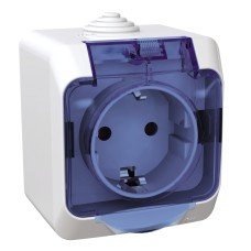 Контактен излаз шуко с детска защита,бял, Cedar Plus, Schneider Electric WDE000543