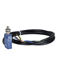 Краен изключвател XCMD - M12 с метално бутало - 1NC+1NO - snap - 1 m, Telemecanique XCMD21F0L1 - OsiSense XC Standard