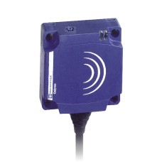 Индуктивен сензор XS7 40x40x15, технополимер PBT, Sn15mm, 12...24 VDC, кабел 5 m, Telemecanique XS7C1A1PAL5 - Osisense XS & XT