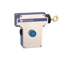 Авариен въжен изключвател със заключване XY2C, кабел XY2CE, 300 V AC, 10 A, Telemecanique XY2CE1C250TK
