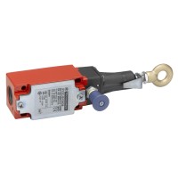 Авариен въжен изключвател със заключване XY2CJ, прав - 2NC ISO M20, Telemecanique XY2CJS17H29