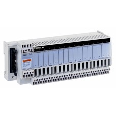 Schneider Electric ABE7P16T214 - Modicon ABE7 - основа за реле ABE7 - 16 канала - предпазители - реле 10 mm