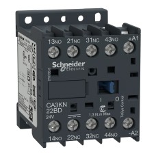 Schneider Electric CA3KN22ED - TeSys k, d, SK (auxiliary contactors) - Помощен контактор, 2 NO + 2 NC, до 690 V, стандартна бобина 48 VDC