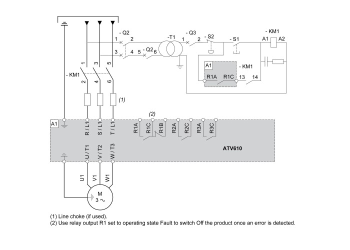 Schneider Electric ATV610D22N4 - Altivar Easy 610 - Честотен регулатор ATV610, 22 kW/30 HP, 380...460 V, IP20