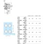 Тяло за светещ бутон 24 V, LED, Harmony XB4, Schneider Electric ZB4BW0B15