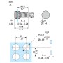 Сигнална лампа, пластмаса, прозрачна, 22 мм, интегриран LED, 24 V AC/DC, Harmony XB7 Schneider Electric XB7EV07BP