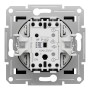 Eднополючен ключ без рамка, 10AX, безвинтов монтаж, антрацит, Schneider Electric EPH0100171 Asfora