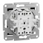 Кръстат ключ, 10AX безвинтов монтаж, антрацит, Asfora, Schneider Electric EPH0500171