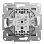 Schneider Electric EPH1100162 - Asfora - Двоен еднополюсен бутон - 10A безвинтов монтаж, Стомана