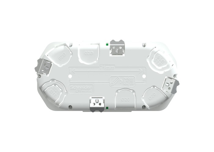 Двойна кутия за закрит монтаж 67x50 мм, Multifix, Schneider Electric IMT35925