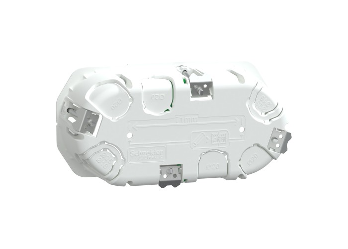 Двойна кутия за закрит монтаж 67x50 мм, Multifix, Schneider Electric IMT35925