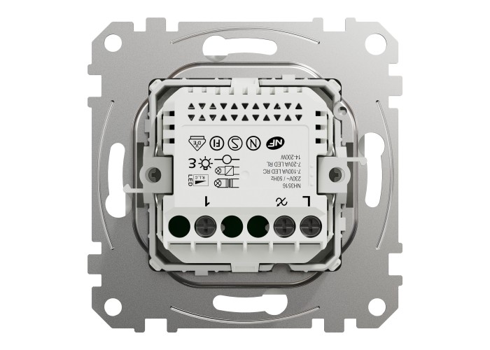 LED ротационен димер Sedna, RC/RL 5-200W, бял, Schneider Electric SDD111502 Sedna Design & Elements