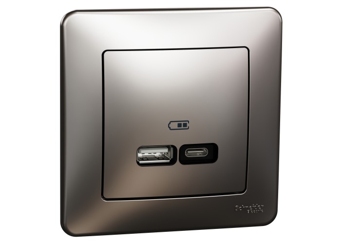 Единична декоративна рамка, алуминий, Sedna Design & Elements, Schneider Electric SDD313801