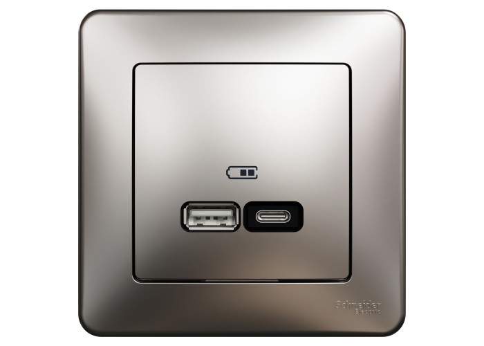 Единична декоративна рамка, алуминий, Sedna Design & Elements, Schneider Electric SDD313801