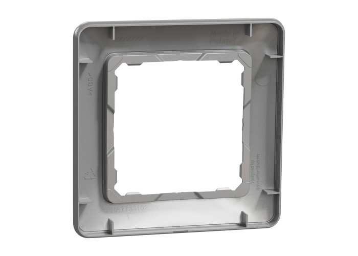 Единична декоративна рамка, алуминий, Sedna Design & Elements, Schneider Electric SDD313801