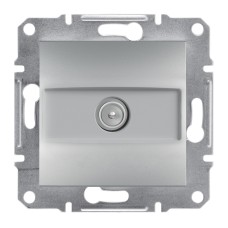 TV розетка крайна 1db, алуминий, Asfora, Schneider Electric EPH3200161