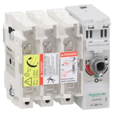 Schneider Electric GS2PPB3 - TeSys GS - Товаров разединител fuse, TeSys GS, 3P, 315A, fuse type BS, size B1, B2, B3