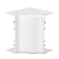 Schneider Electric ISM10301P - OptiLine 45 - ъгълова връзка - 140 x 55 mm - PC/ABS - полярно бяло
