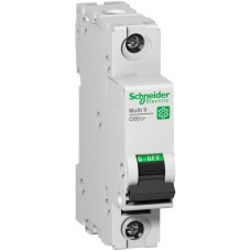 Schneider Electric M9F22110 - C60 UL/CSA/IEC - Multi9 - C60SP - MCB - 1P - 10 A - C крива - 277 V - 10 kA - UL 1077