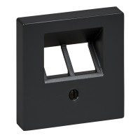 Schneider Electric MTN298014 - Merten System M - Преден панел за RJ45 2-контактни излаза, антрацит, System M