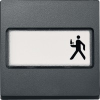 Schneider Electric MTN433314 - Merten System M - Капак за ключ с надписна табелка, антрацит, System M