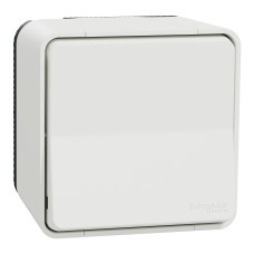 Девиаторен ключ за открит монтаж, бял, Mureva Styl, Schneider Electric MUR39021
