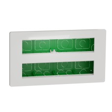 Панел 2x10 модула за скрит монтаж, антибакт., New Unica, Schneider Electric NU171020