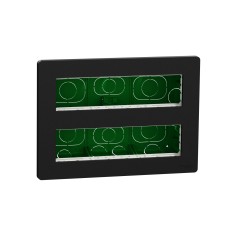 Панел 2x8 модула за скрит монтаж, антрацит, антибакт., New Unica, Schneider Electric NU171854