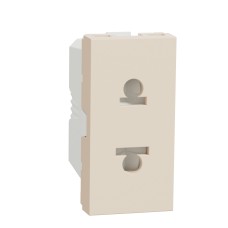 Контакт евроамерикански стандарт, 1 модул, New Unica, Schneider Electric NU302144