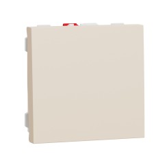 Еднополюсен ключ 10А 2 модула, бежов, New Unica, Schneider Electric NU320144