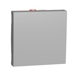 Девиаторен ключ 10 А, 2 модула, алуминий, New Unica, Schneider Electric NU320330