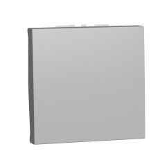 Девиаторен ключ 16А, 2 модула, алуминий, New Unica, Schneider Electric NU326330