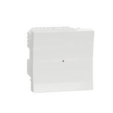 Свързан димер, универсален, тип бутон, LED, бял, Schneider Electric NU351718 New Unica