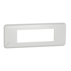 Рамка Unica Pro, 6 модула, бял, New Unica, Schneider Electric NU411618